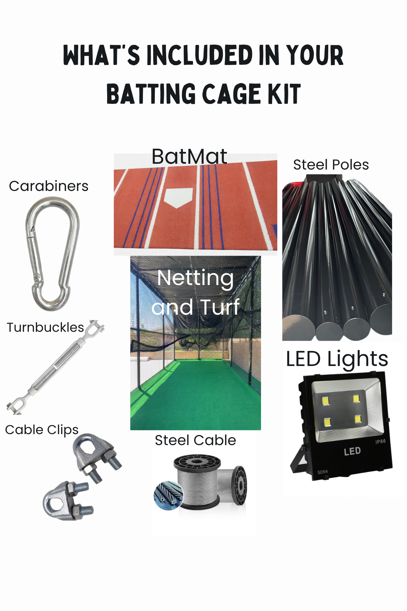 batting cage kit for home