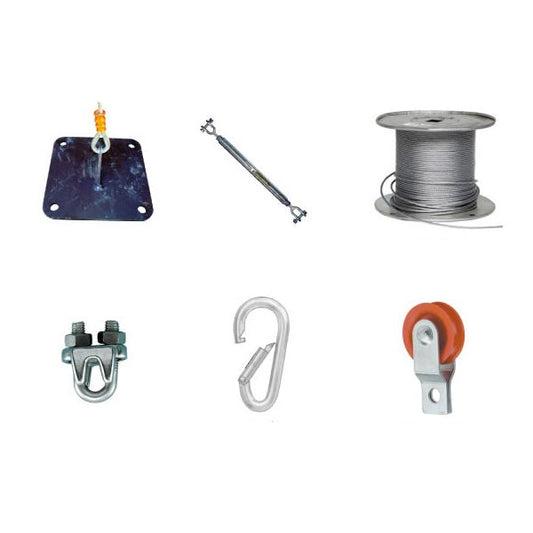 batting cage cable system
