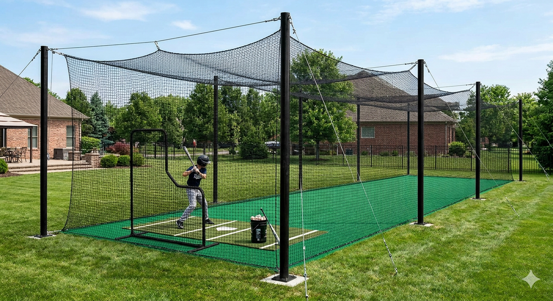how to build a batting cage