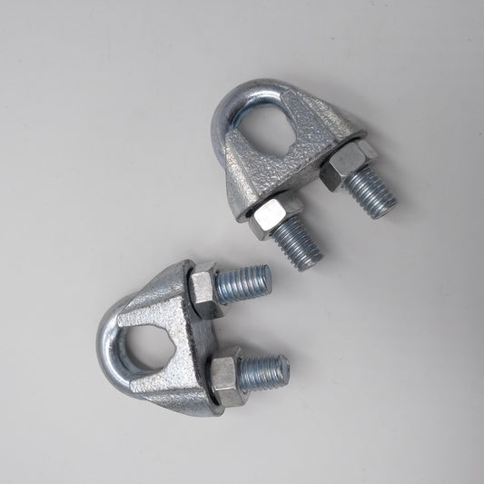 batting cage cable clamps